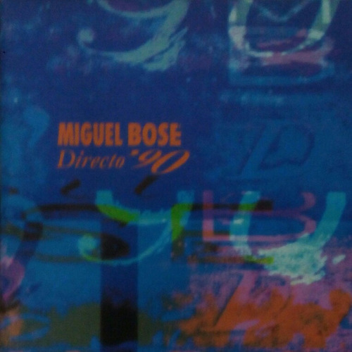 Cd Miguel Bose Directo 90 - Nuevo