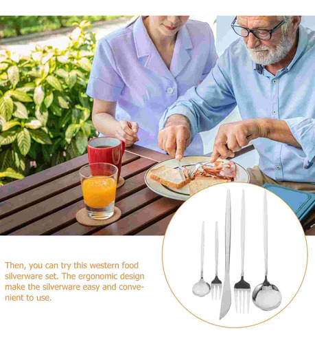 Juego De Cajas De 30 Piezas Forkspoon, Vajilla Y Cubiertos,