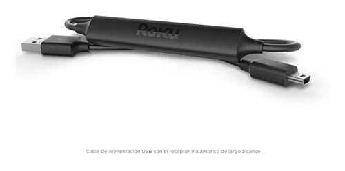 Imagen 9 de 11 de Roku Streaming Stick+ 3810 control de voz 4K 1GB negro con 1GB de memoria RAM