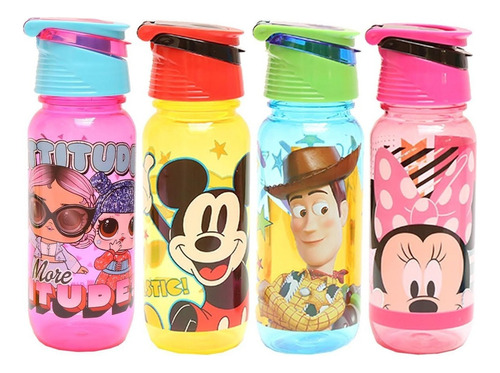 Termo Botella De Agua Infantil Niños Libre De Bpa 500ml Color Mickey Mouse