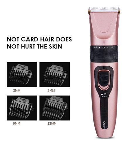 Corte De Cabelo Elétrico Trimmer Sem Fio Recarregável Corte
