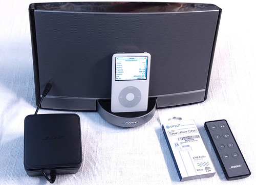 Parlante Bose Sounddock Portable+iPod Classic 60 Gb Completo