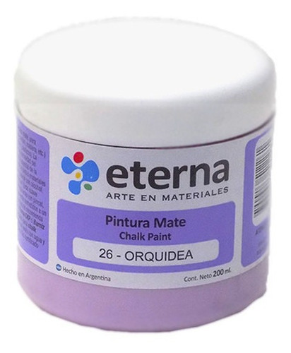 Pintura Mate Chalk Paint 200 Ml Orquidea