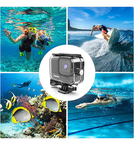 Carcasa Sumergible 50m Compatible Gopro Hero 9 /10/11/12