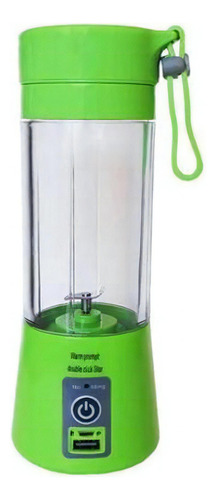 Mini Liquidificador Portátil Recarregável Usb 6lâminas Verde