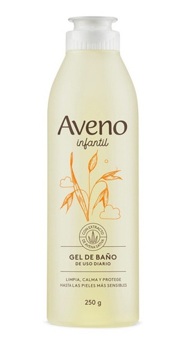 Aveno Infantil Gel De Baño Higiene De Bebes Y Niños 250g