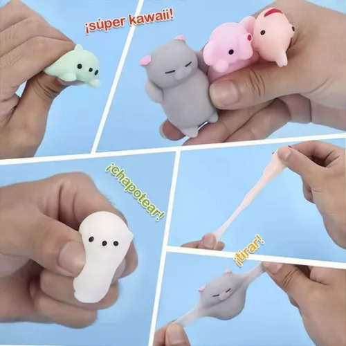 80 Escuichi Squishy Barato Kawaii Antiestres Mochi Juguete