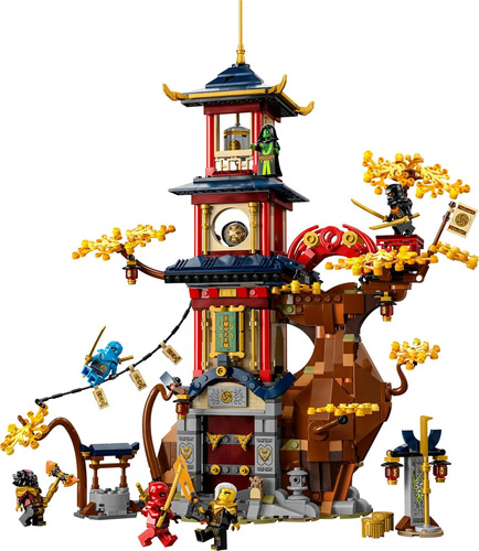 Lego Ninjago Templo Núcleos Energía Dragón 1029 Piezas, 42cm