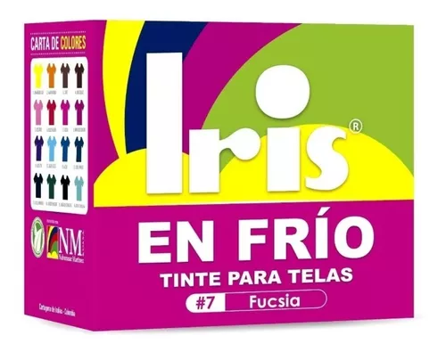 Tinte En Frío Iris Fucsia Para Ropa Y Telas