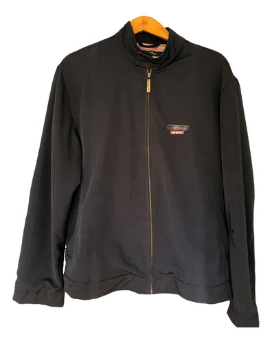 Campera Etiqueta Negra Bomber Racing Team Liviana Impecable!