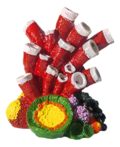 Adorno De Coral De Burbujas, Diseño De Paisaje De Rojo