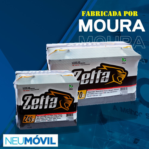 Bateria Zetta 12x75 63ah Ford Mondeo 2.3 Ghia 4 P. Aut