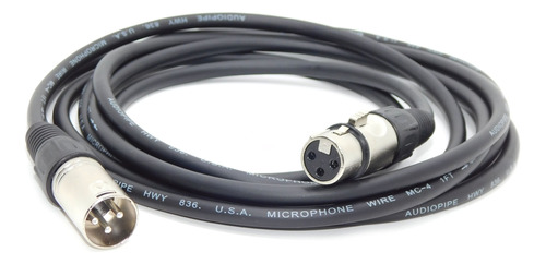 Cable Canon A Canon Audiopipe U.s.a. 3 Mts Balanceado