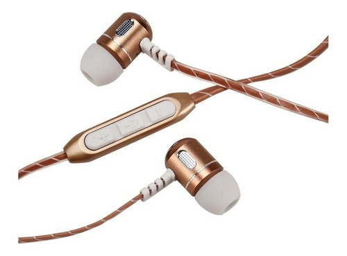 Audifonos Altec Lansing Aluminium In Ear Bt White Gold Color Dorado