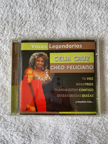 Cd Voces Legendarias - Celia Cruz Y Cheo Feliciano