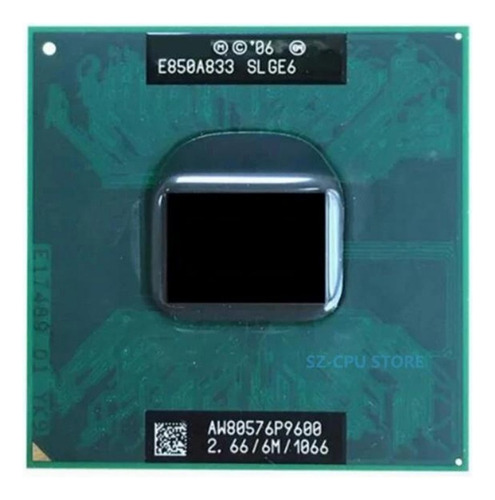 Procesador De Cpu Core 2 Duo Mobile P9600 De Doble Núcleo Y