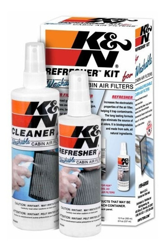 Filtro De Ar Condicionado K&n Honda Civic + Kit Limpeza + Hp