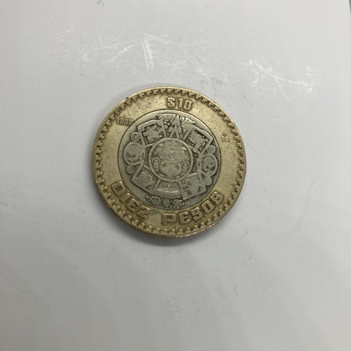 Moneda De 10 Pesos 1998 C/error De Acuñacion Única Con Envio (Usado)