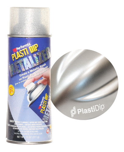 Pintura Removible Plastidip Aerosol Plata Metalizado