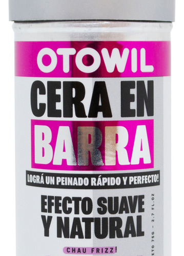 Otowil X2 Cera En Barra Para Peinar Antifrizz Fijacion 3c