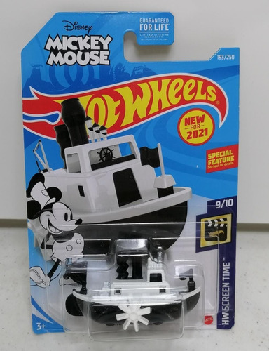 Hot Wheels Disney Mickey Mouse Disney Steamboat 2021 1/64