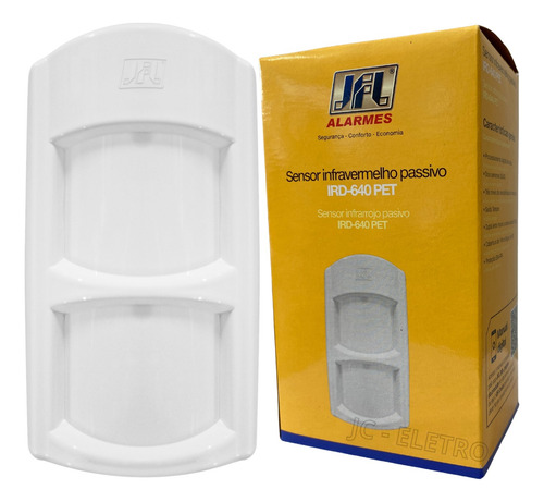 Sensor Infravermelho Duplo Ird-640 Pet 30kg Semi-externo Jfl