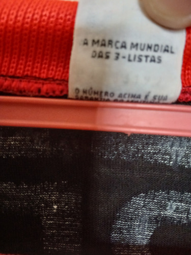 Camisa Do Flamengo Adidas Lubrax 10! Zico! Tamanho Gg (Usado)