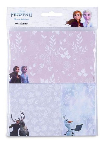 Bloco Adesivo Disney Kit Frozen 90 Folhas