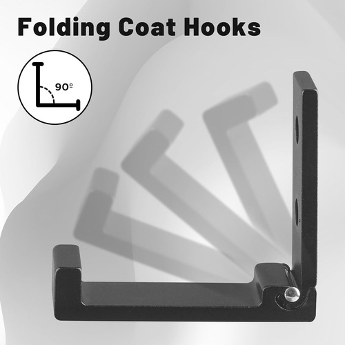 Gancho Plegable, Paquete De 10 Ganchos De Pared Para Colgar