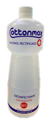 Alcohol Rectificado Cottonmax Desinfectante 1 Litro Mf Shop