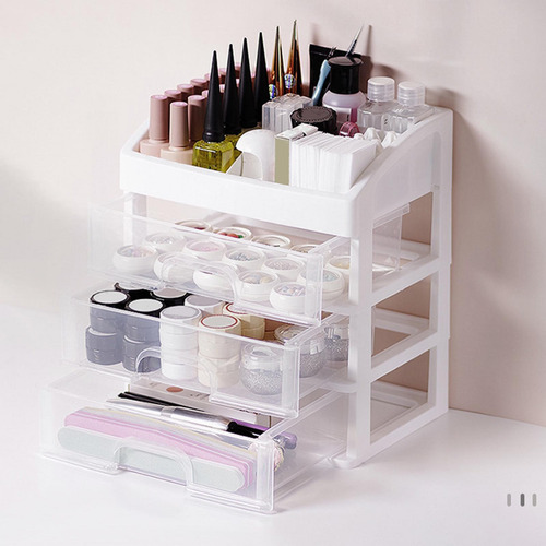 Almacenamiento De Maquillaje Cuatro Capas Cajón De Capas
