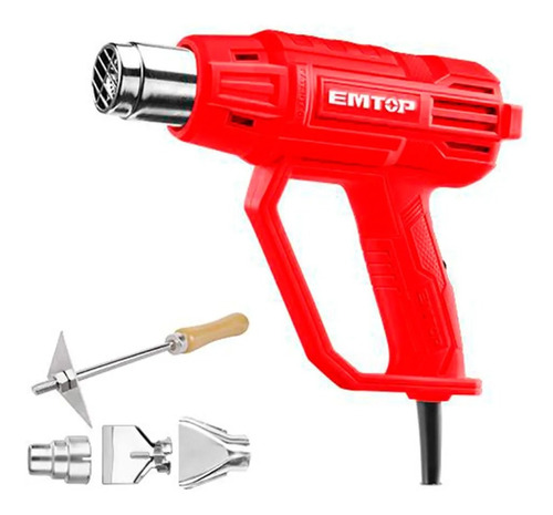 Pistola De Calor Industrial Emtop 560° 2000w + Accesorios