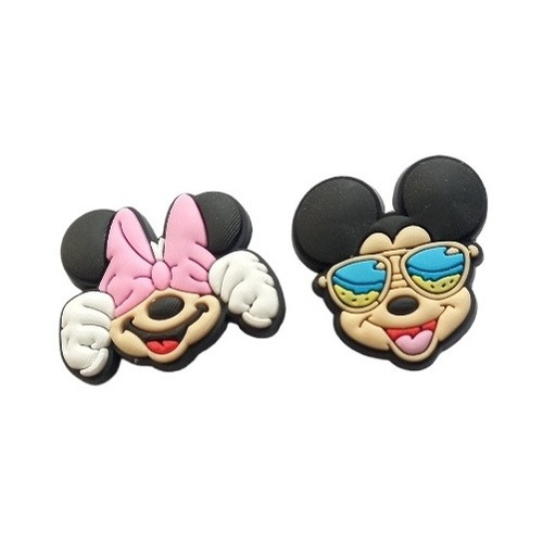Combo Pin Para Croc O Imitación Minnie Y Mickey
