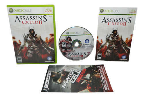 Assassin's Creed Ii 2 Edição Padrão Xbox 360 Físico -loja Rj (Usado)