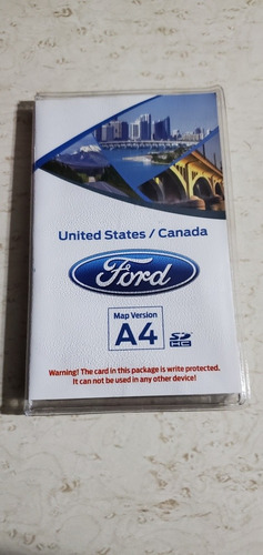 Tarjeta Memoria Sd Card Mapas Canada-usa Ford Sync Usado