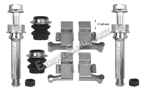 Pernos Caliper Mordaza Toyota Hiace Del. Seguro 11.6 Mm