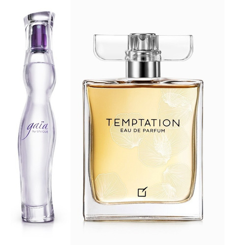 Perfume Gaia + Temptation Dama Yanbal - mL a $1915