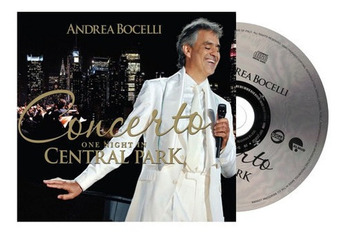 Andrea Bocelli -  Concerto One Night In Central Park Cd&-.