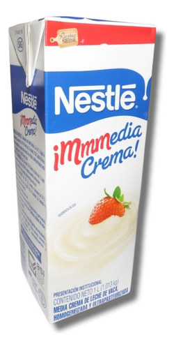 Media Crema Ultrapasteurizada Nestle 1 Litro