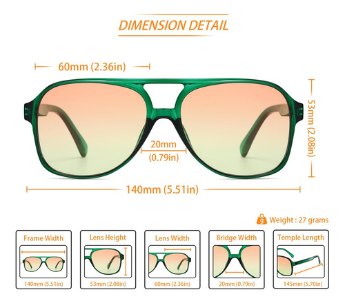 Freckles Mark Vintage Retro 70s Gafas De Sol Para Mujeres Y