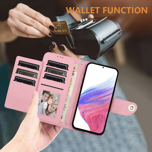 Funda De Piel Tipo Cartera Para Tarjetas Casefor Honor X7a X7b X7c