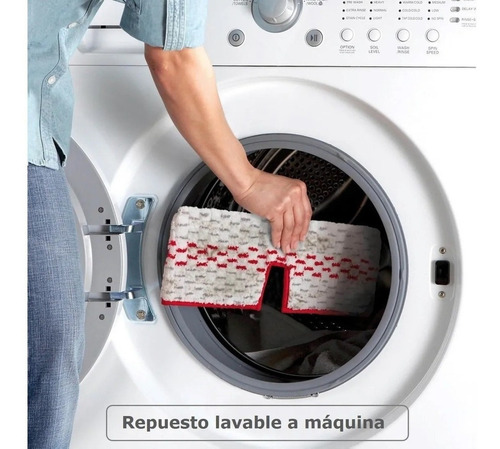 Imagen 7 de 8 de Mopa Plana Microfibra Repuesto Vileda Promist Max