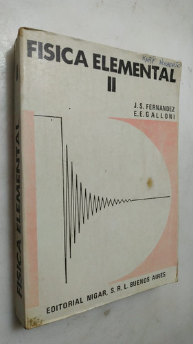 Física Elemental 2 Fernández Galloni Nigar 1981