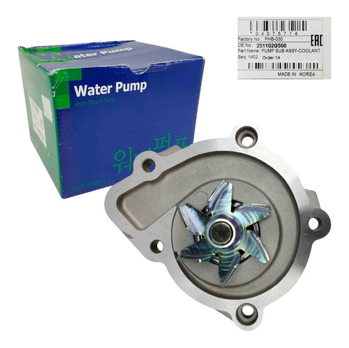 Imagen 7 de 10 de Bomba Agua Kia Optima 2.0 2005 2006 2007 Original