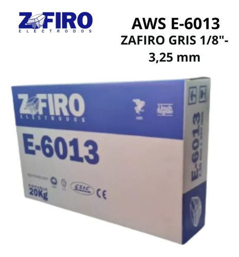 Electrodo Zafiro  E6013  3,25 Mm- 1/8   Gris Oferta