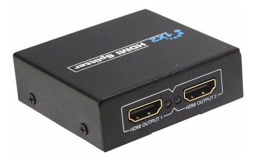Splitter Divisor Hdmi Hdcp 1 Entrada 2 Saídas Full Hd 1x2 3d