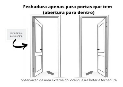 Imagem 6 de 6 de Fechadura Elétrica De Sobrepor C-90 Hdl Dupla Preta
