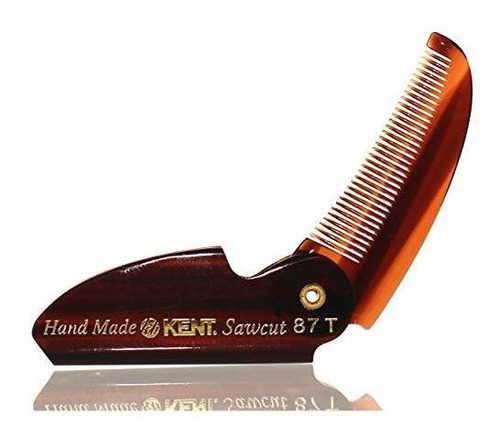 Kent 87t Bolsillo Peine Peine Para Barba Y Bigote Barba - Ki