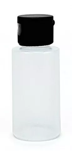 Vivaplex, 12, botellas de vidrio transparentes, de 2 onzas, con tapas