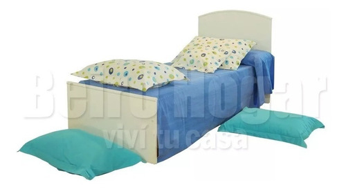 Combo Dormitorio Placard 2 Pta+ Cama 1 Pz Cuotas Sin Interes